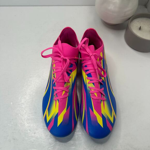 Puma Ultra LI Energy Firm/Artificial Ground Soccer Cleats Pink/Blue Men's 8.5 - Picture 5 of 9